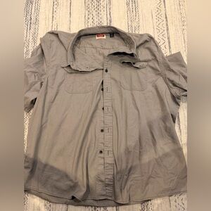 Wrangler Grey Button Up 3XL